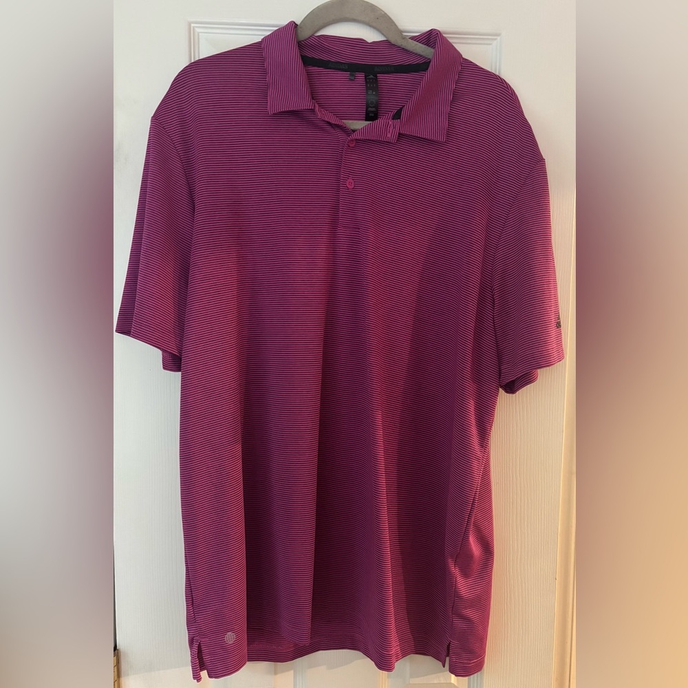 NWOT Textured Adidas Polo Shirt